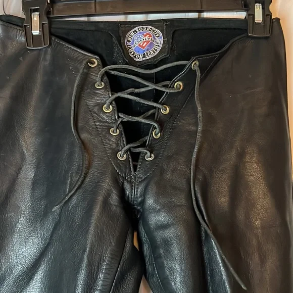 パンツ AGATHA BLOIS Agatha Blois/NYC Custom Leather Stage Pants